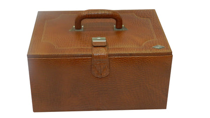 18 Watches with Multipurpose Jewellery Box Genuine Leather