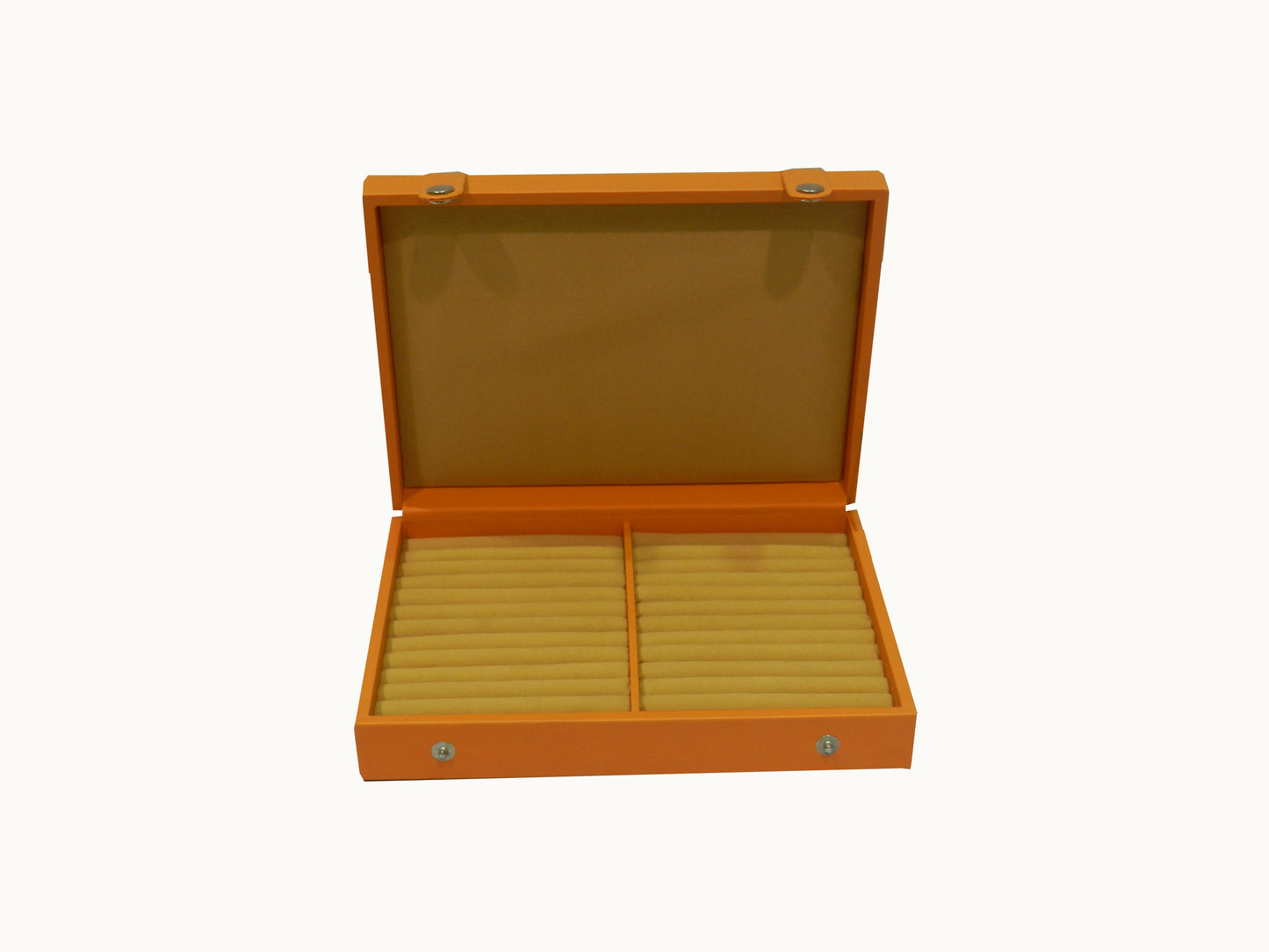 Long Ring & Cufflink Box Vegan Leather