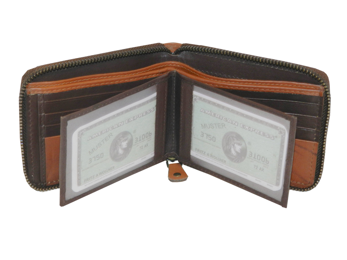 ZipVault 18 Card Full Zip Wallet #983Z CC