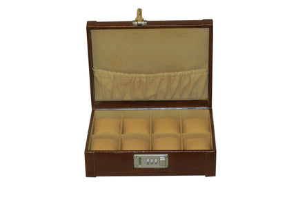 8 Slot Vegan Leather  Watch Box