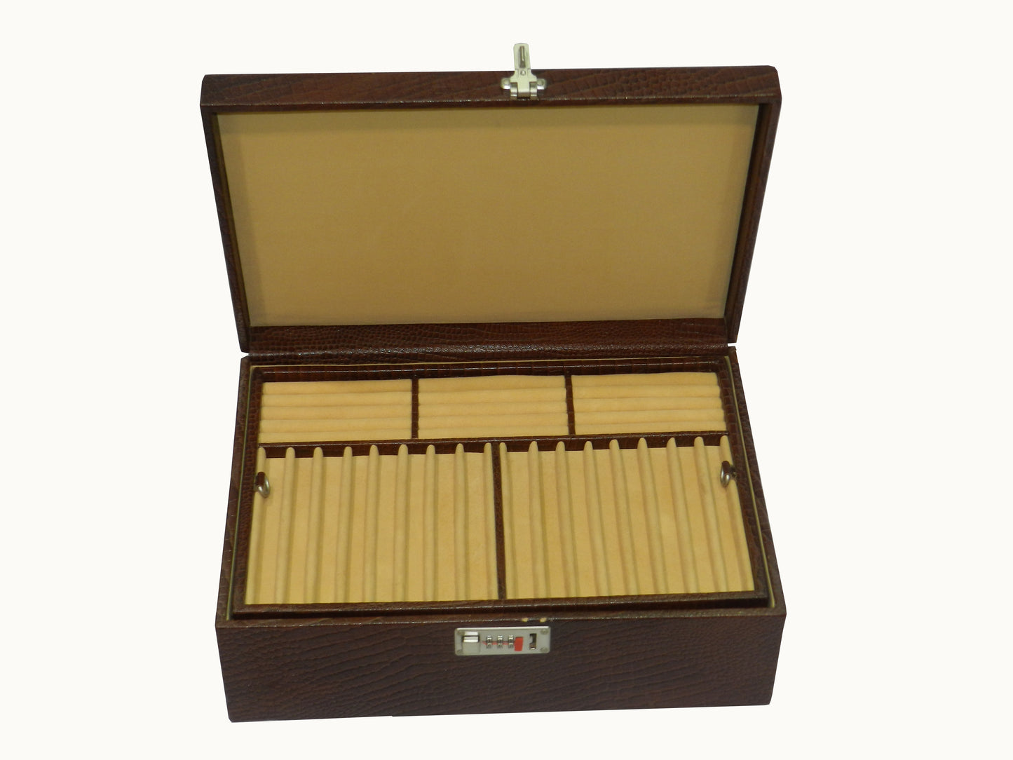 18 Slot Watches with Multipurpose Jewellery Box Genuine Leather