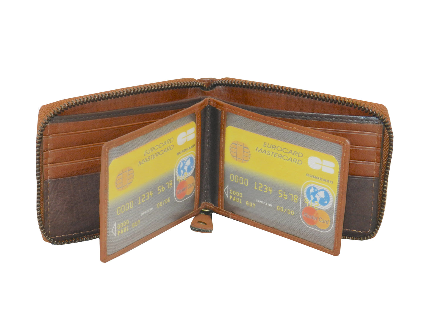 ZipVault 18 Card Full Zip Wallet #983Z CC