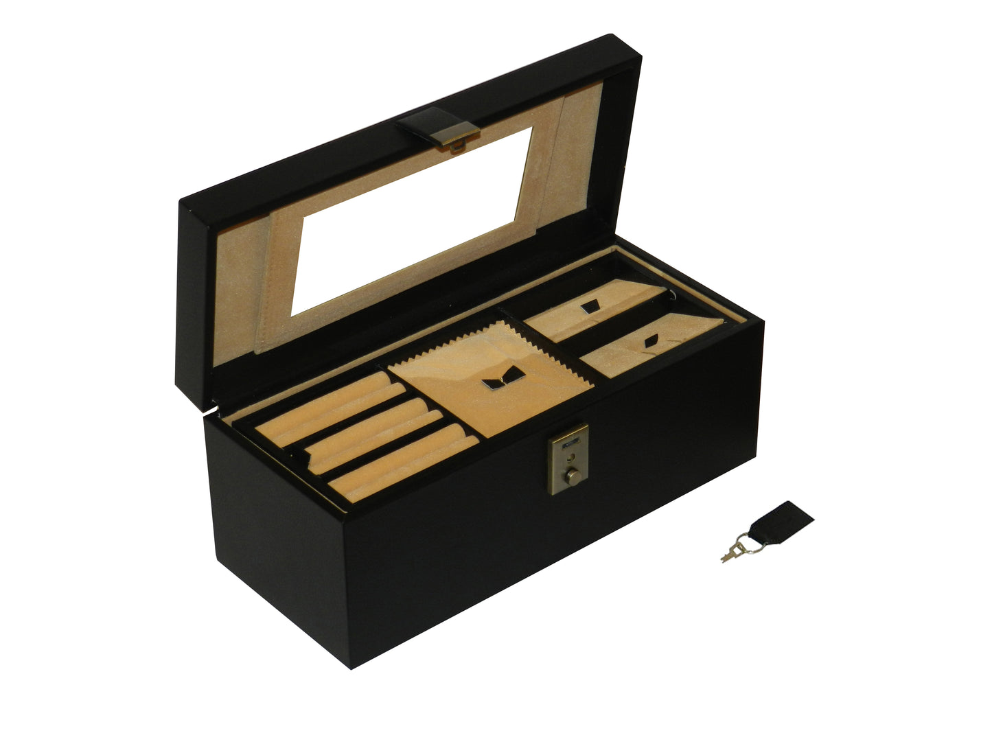 Bank Locker Multipurpose Jewellery Box Vegan Leather