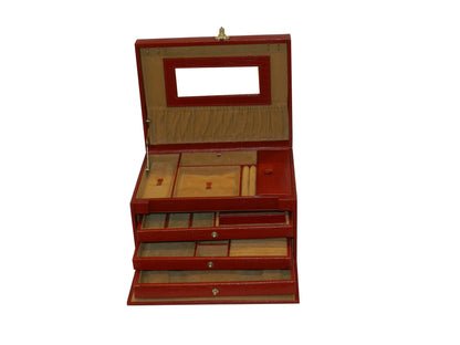 MJB Multipurpose Jewellery Box Genuine Leather