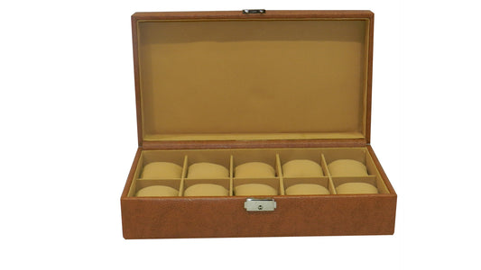 10 Slot Vegan Leather  Watch Box