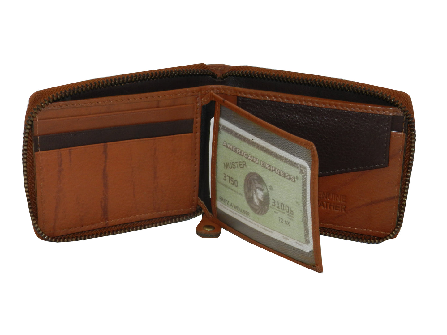 ZipVault 07 Card Full Zip Wallet #1116CZ