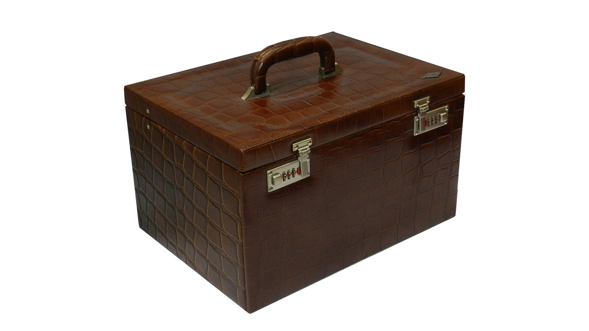 Jewelry Box Genuine Leather Multipurpose Watch & Jewelry XL - BB+JB