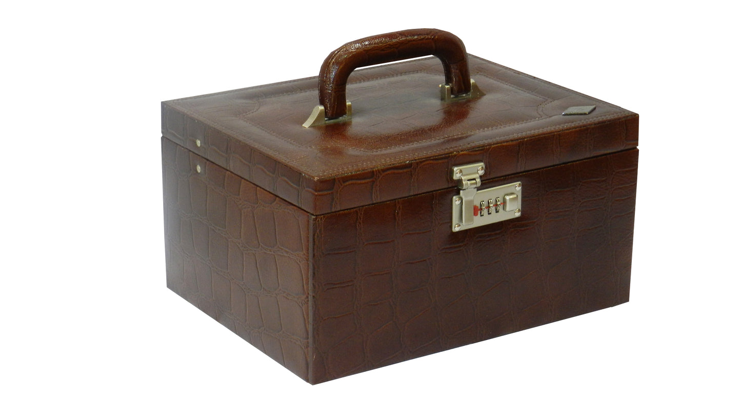 MJB Multipurpose Jewellery Box Genuine Leather