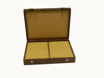 Long Ring & Cufflink Box Vegan Leather