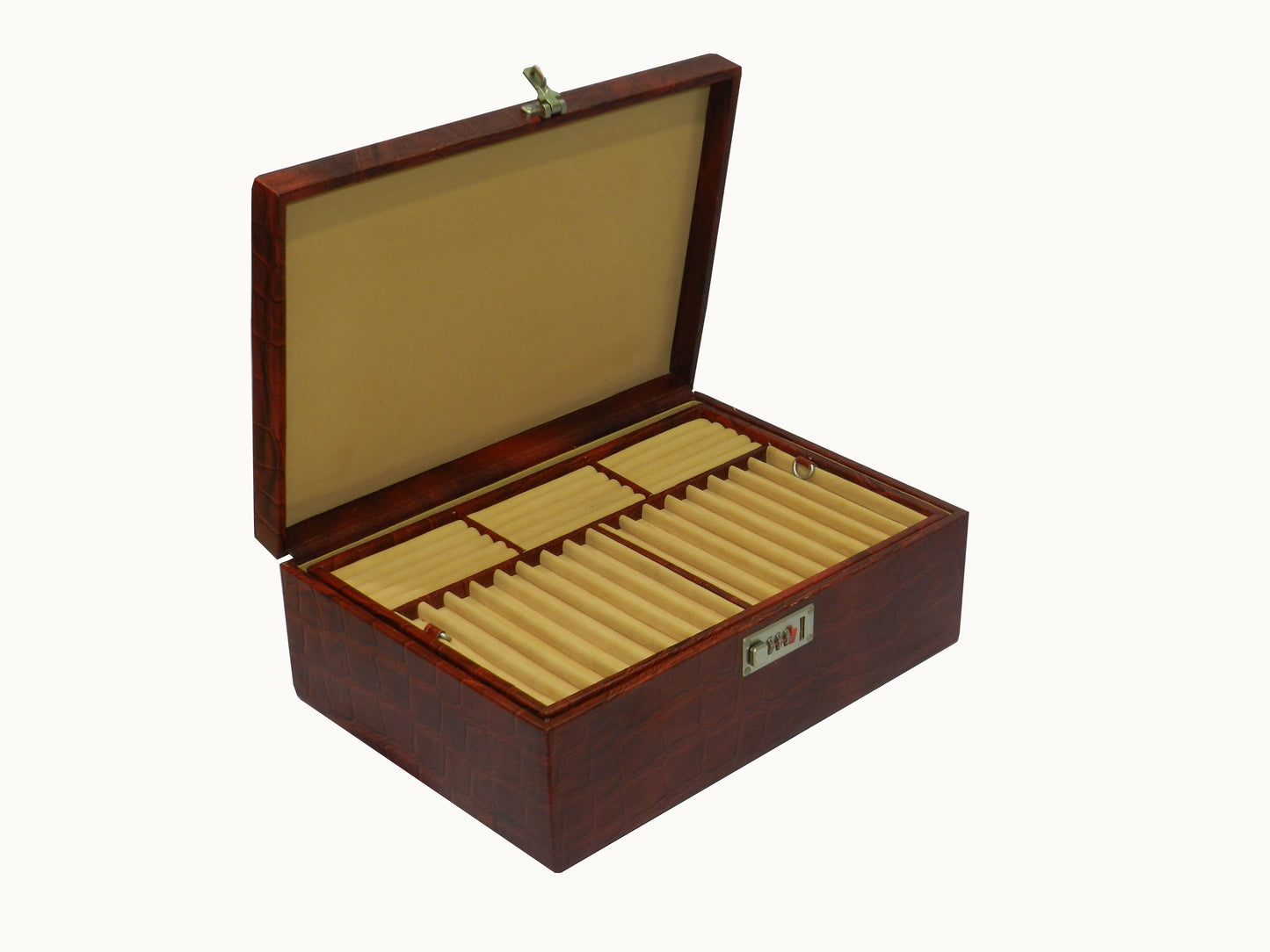 18 Slot Watches with Multipurpose Jewellery Box Genuine Leather