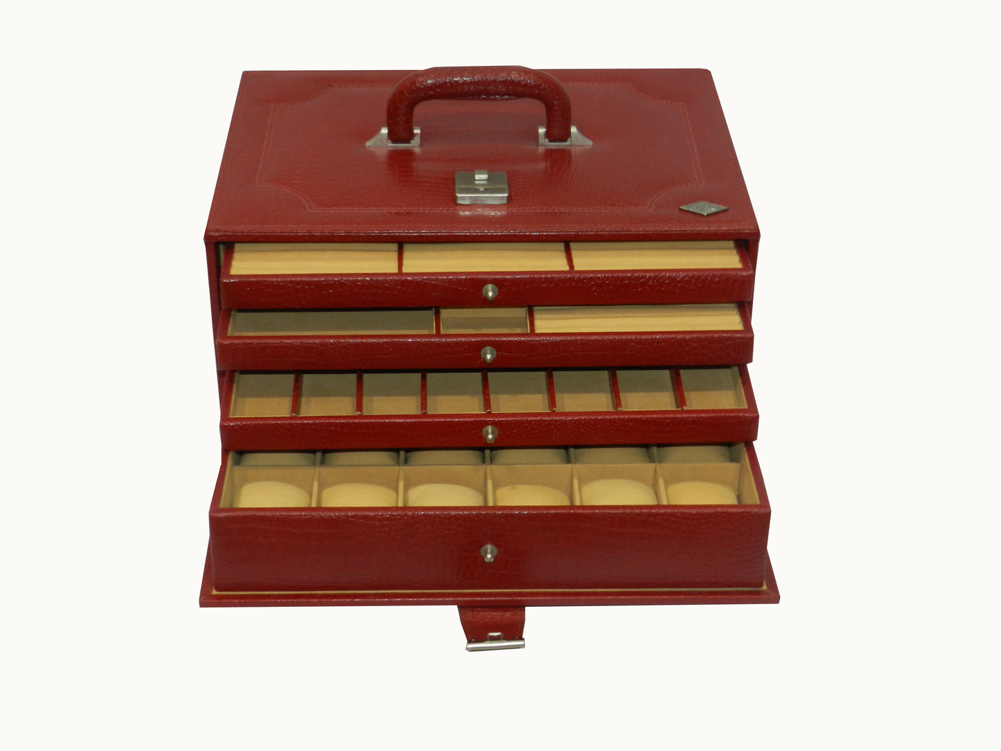 18 Watches with Multipurpose Jewellery Box Genuine Leather