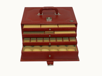 18 Watches with Multipurpose Jewellery Box Genuine Leather
