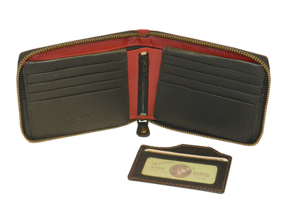 ZipVault 18 Card Full Zip Wallet #1244MZ