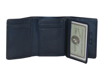 Trikon 8 Card Trifold Wallet Elastic Loop #1539EL