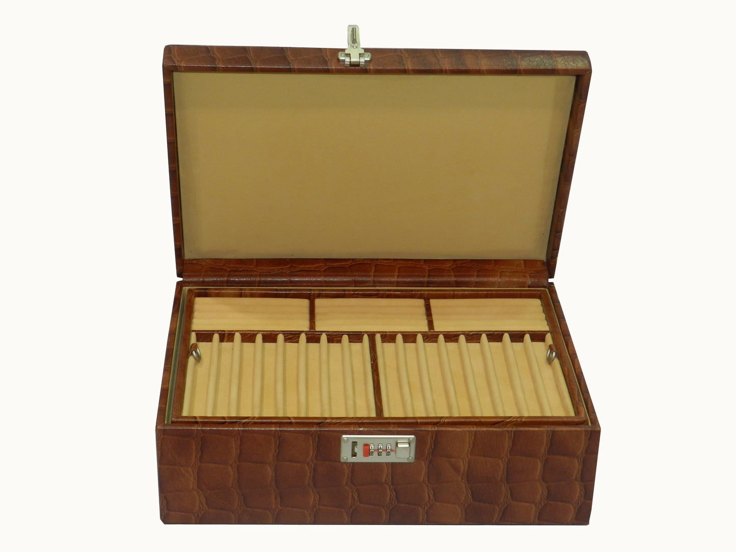 18 Slot Watches with Multipurpose Jewellery Box Genuine Leather