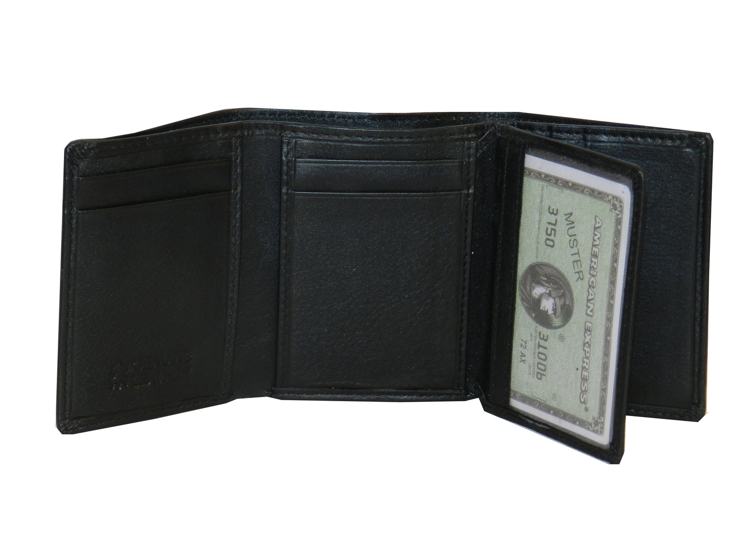 Trikon 8 Card Trifold Wallet Elastic Loop #1539EL