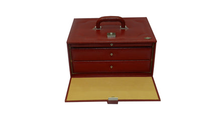 36 Slot Watches with Multipurpose Jewellery Box Genuine Leather