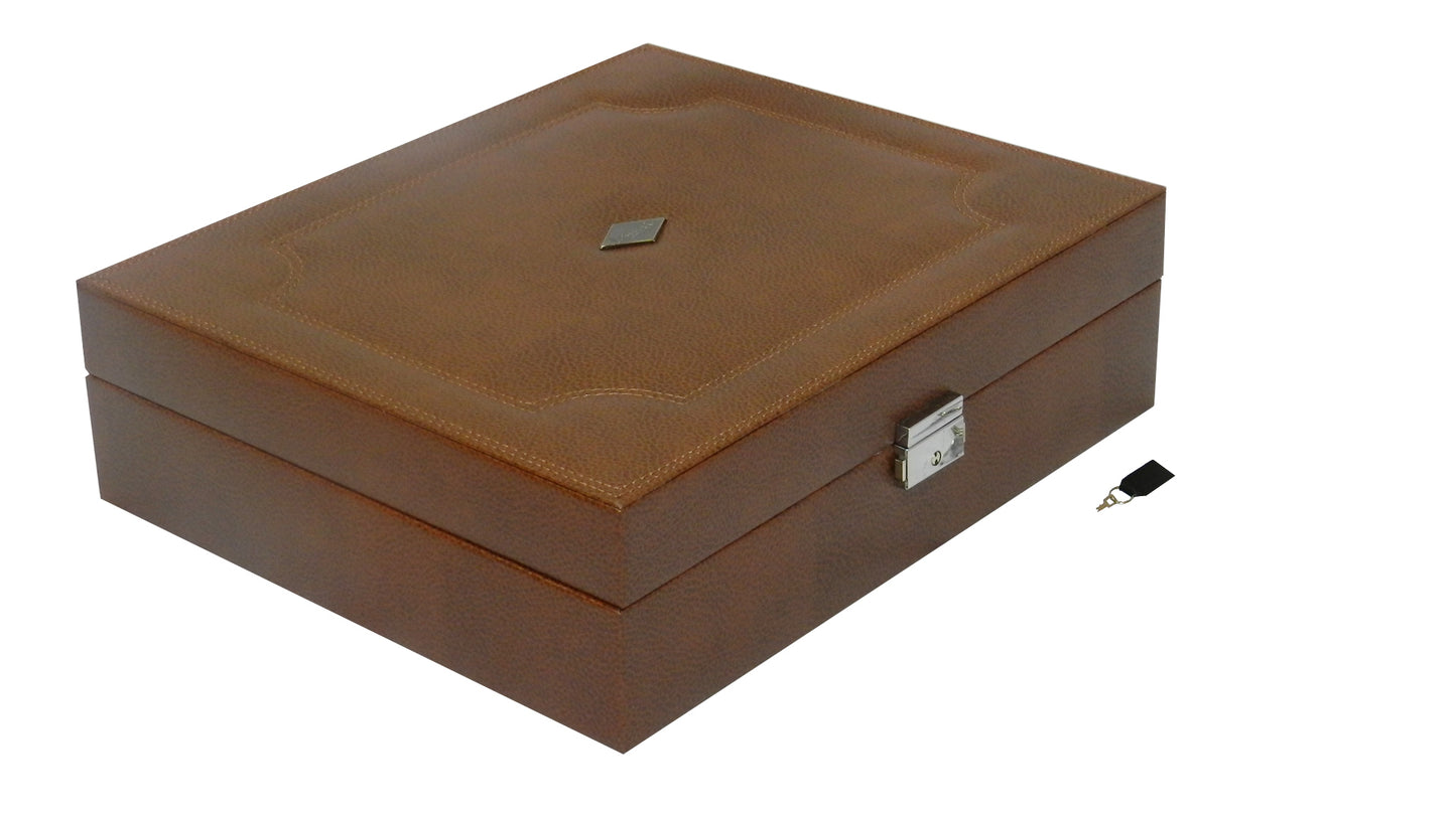 15 Slot Vegan Leather  Watch Box