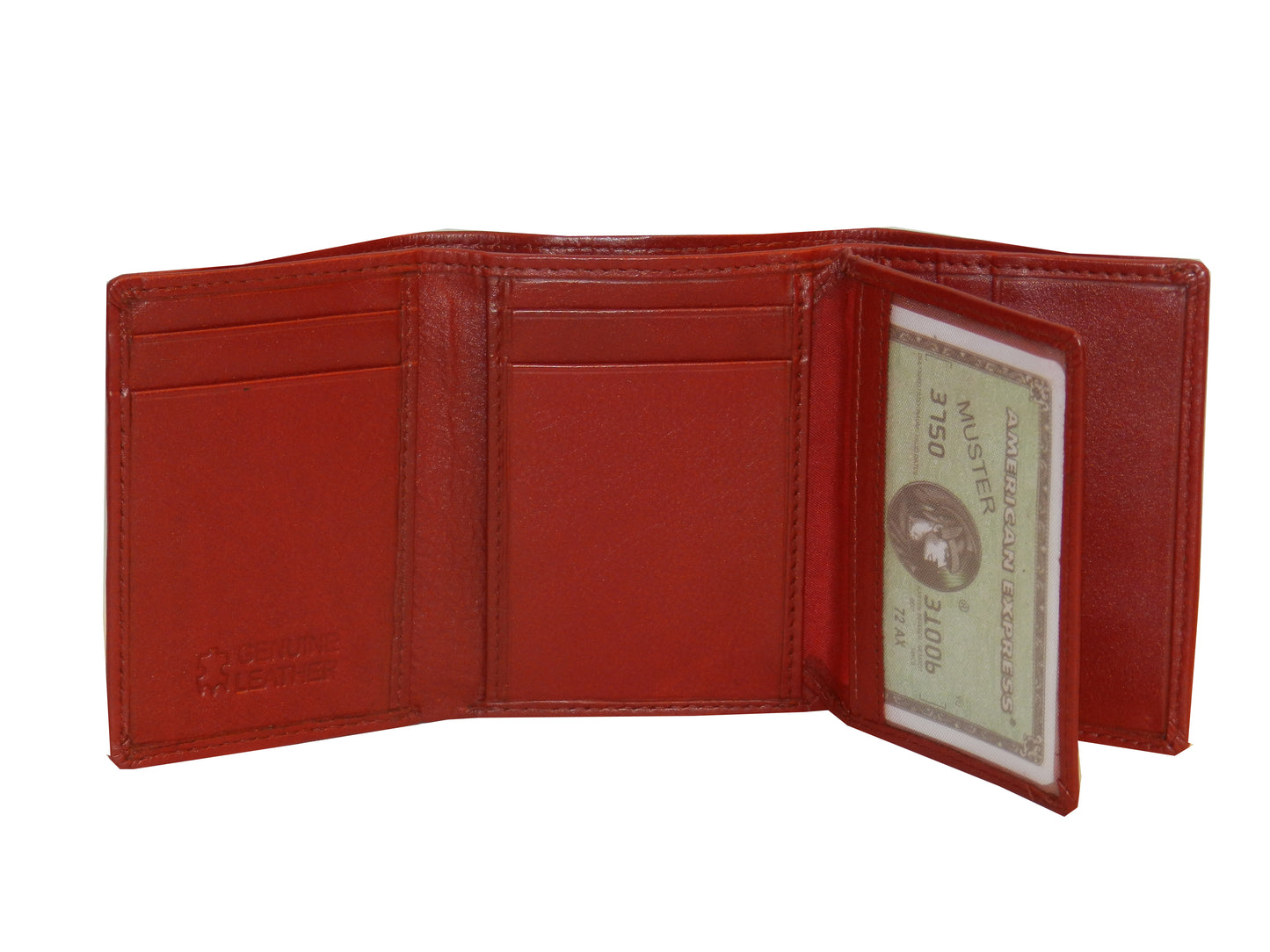 Trikon 8 Card Trifold Wallet Elastic Loop #1539EL