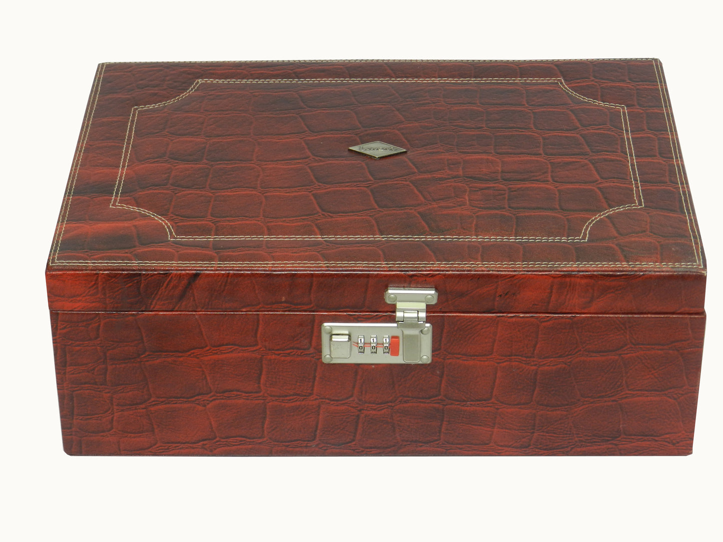 18 Slot Watches with Multipurpose Jewellery Box Genuine Leather