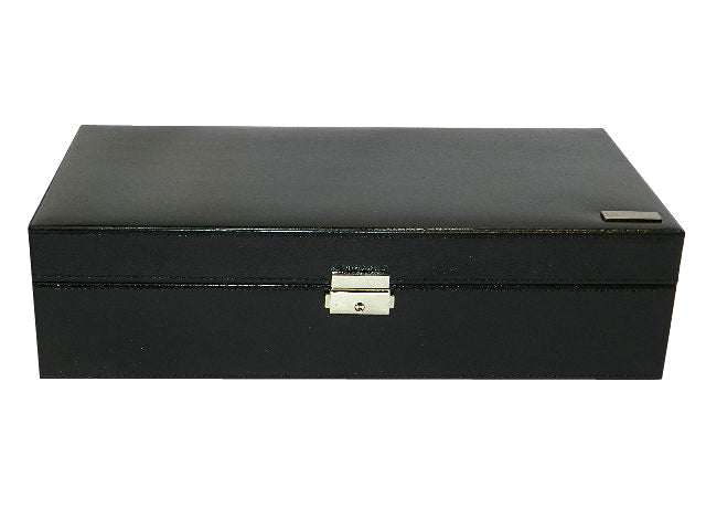 Large Watch Box Ring  & Cufflink Box in Genuine Leather