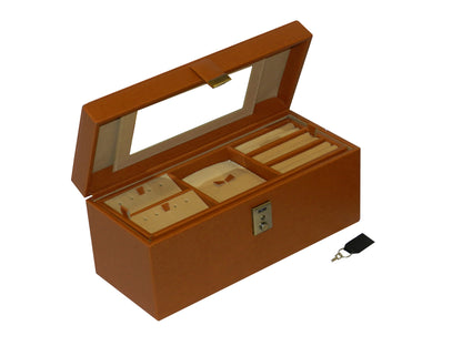 Bank Locker Multipurpose Jewellery Box Vegan Leather