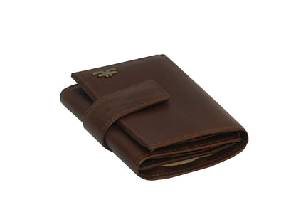 Trikon 8 Card Trifold Wallet Elastic Loop #1508EL LOOP