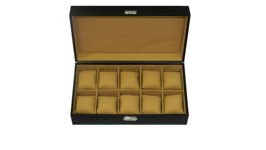 10 Slot Vegan Leather  Watch Box