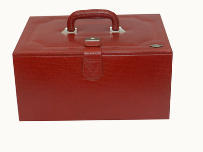 18 Watches with Multipurpose Jewellery Box Genuine Leather