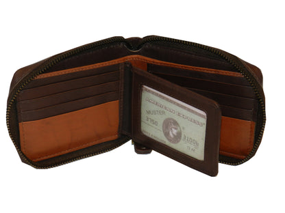 ZipVault 12 Card Full Zip Wallet #4094Z