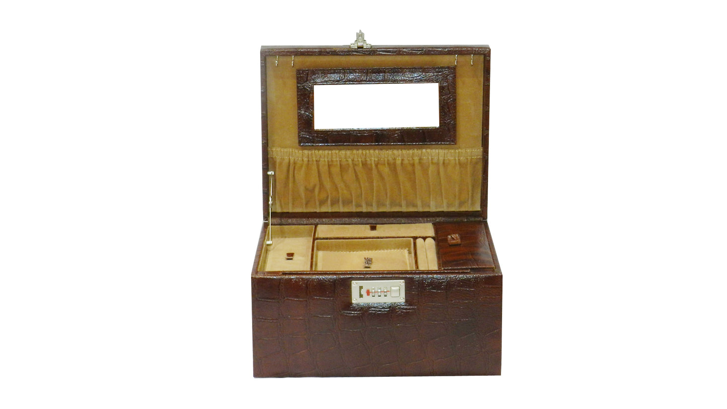 MJB Multipurpose Jewellery Box Genuine Leather