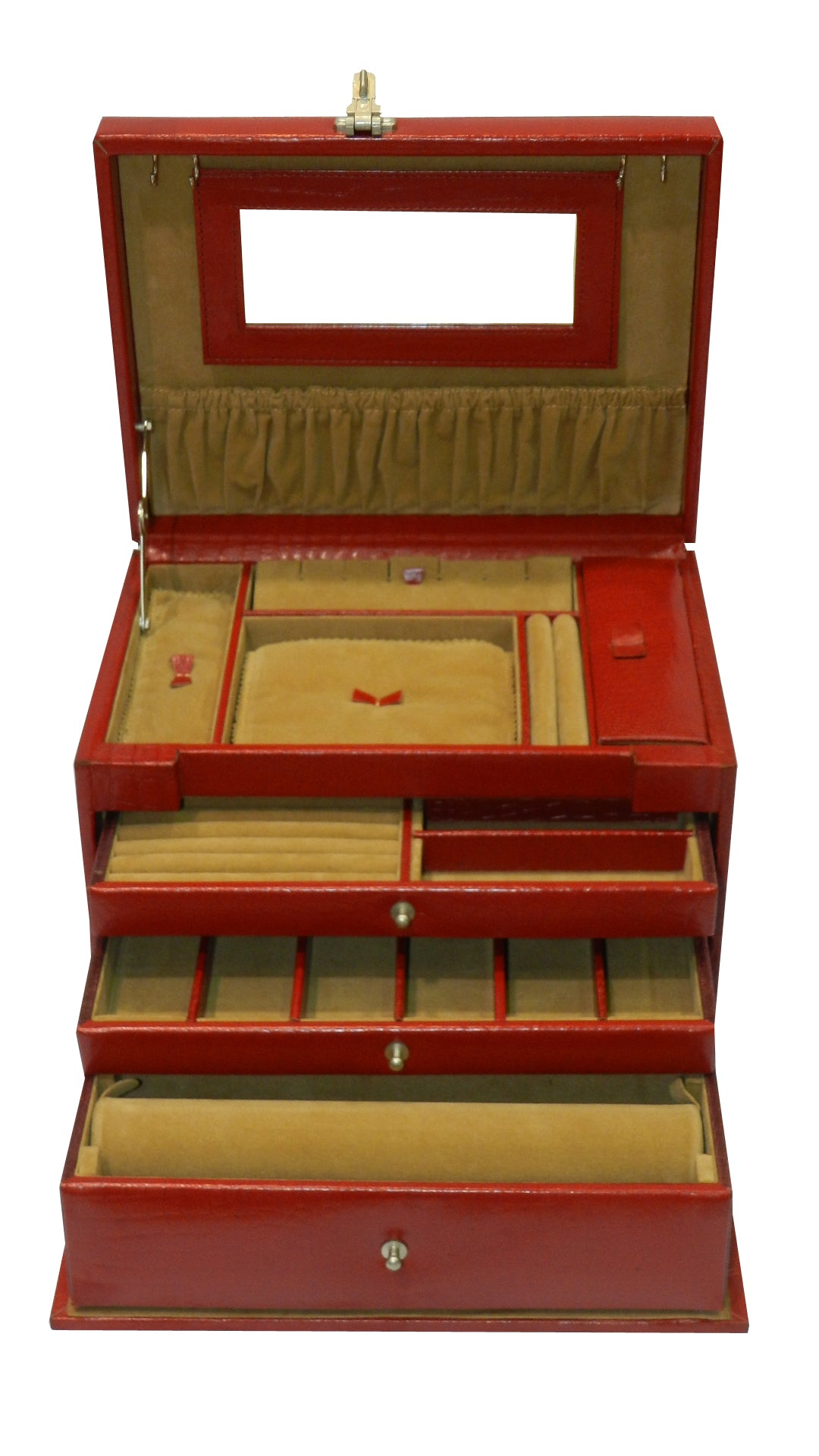 MJB Multipurpose Jewellery Box Genuine Leather