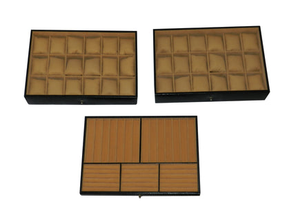 36 Slot Watches with Multipurpose Jewellery Box Genuine Leather
