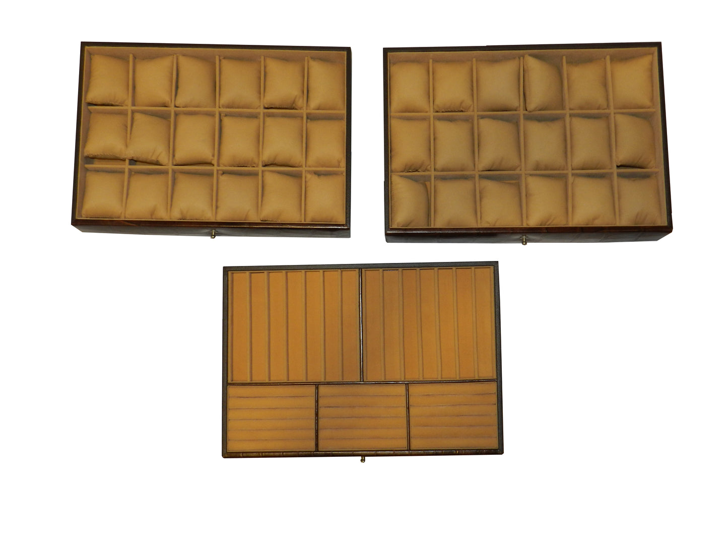 36 Slot Watches with Multipurpose Jewellery Box Genuine Leather