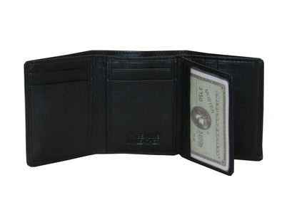 Trikon 12 Card Trifold Wallet Full Elastic #1539FE