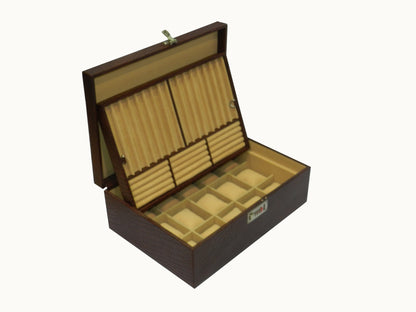 18 Slot Watches with Multipurpose Jewellery Box Genuine Leather
