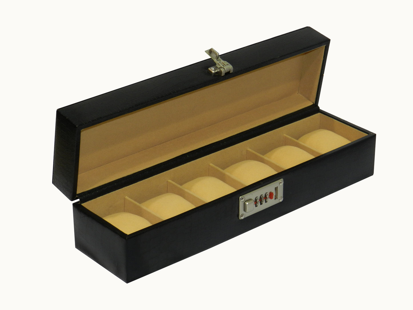 6 Slot Genuine Leather Premium Watch Box