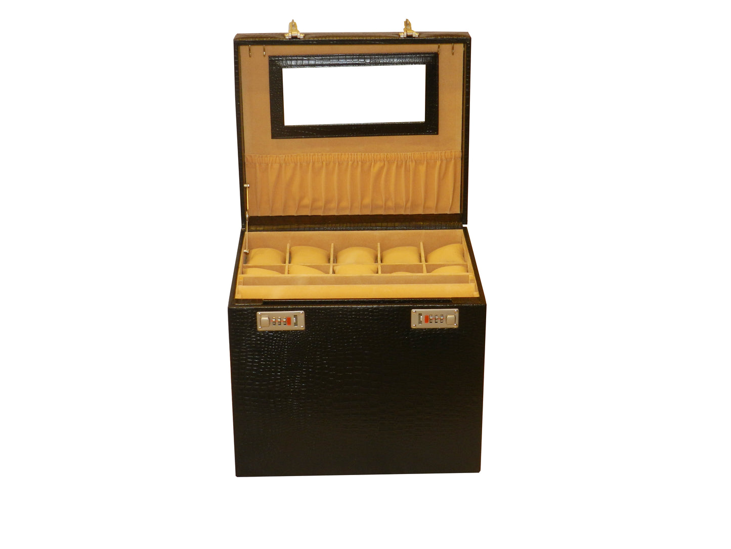 Jumbo Multipurpose Jewellery Box Genuine Leather