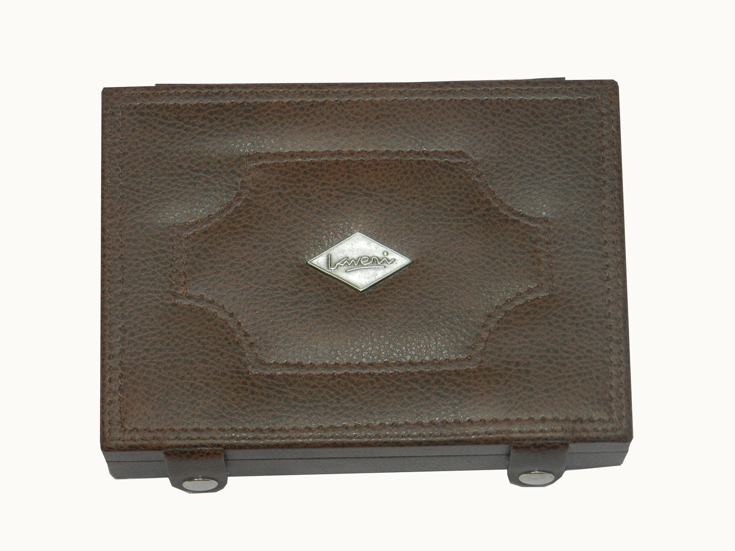 Square Ring & Cufflink Box Vegan Leather