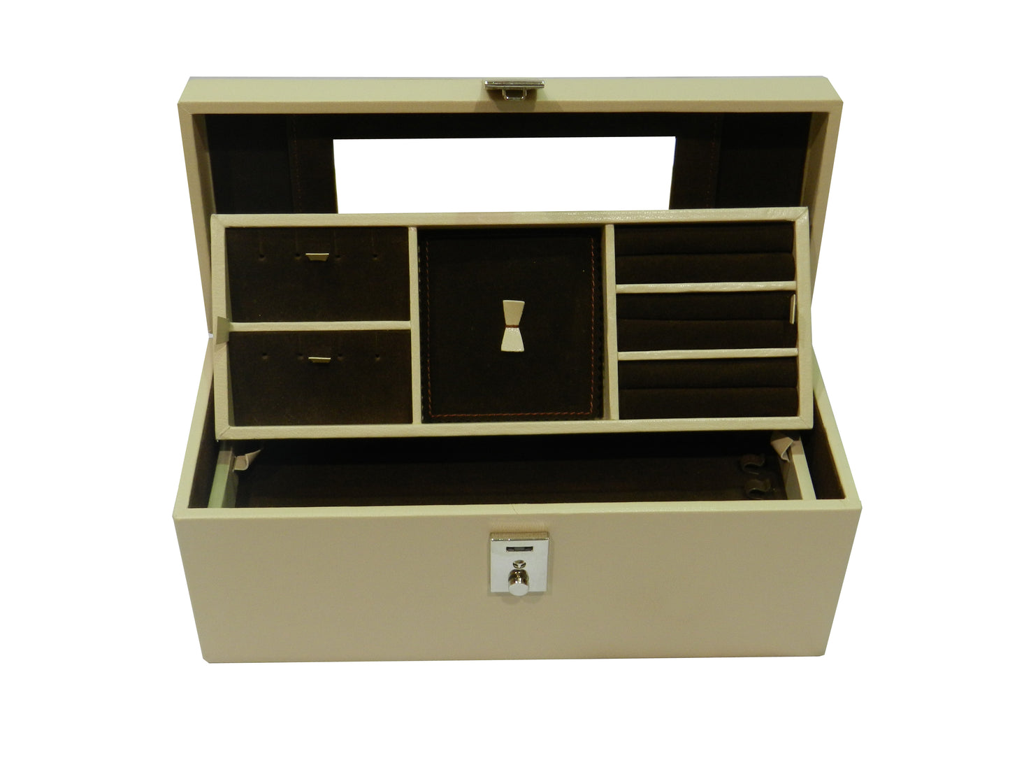 Bank Locker Multipurpose Jewellery Box Vegan Leather