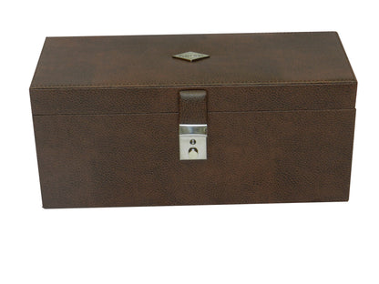 Bank Locker Multipurpose Jewellery Box Vegan Leather