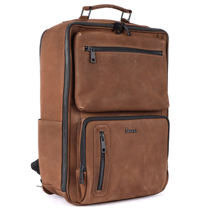 Venture Premium Leather Backpack #2832