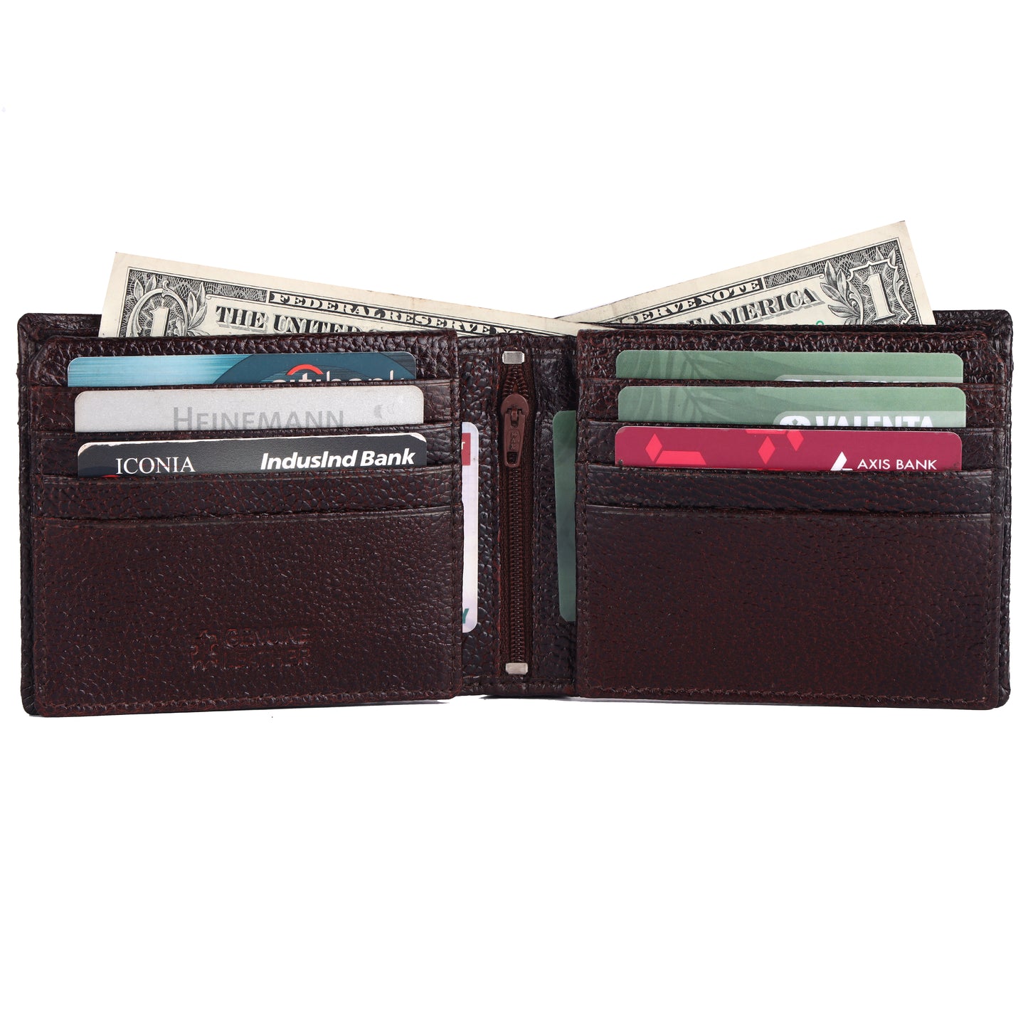 Pebble Texture 24 Card Billfold Wallet #1244