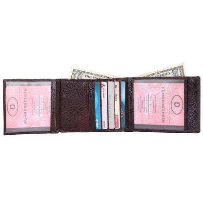 Pebble Texture 20 Card Billfold Wallet #1888