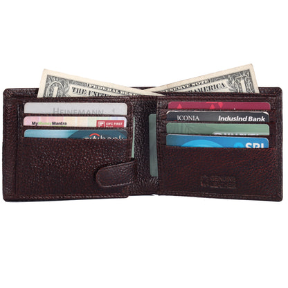 Pebble Texture 20 Card Billfold Wallet #1013