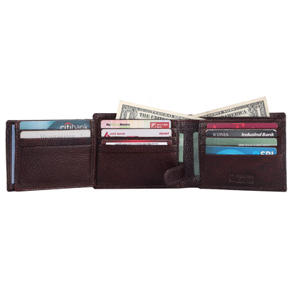 Pebble Texture 20 Card Billfold Wallet #1013