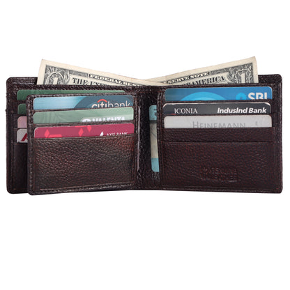 Pebble Texture 18 Card Billfold Wallet #4094