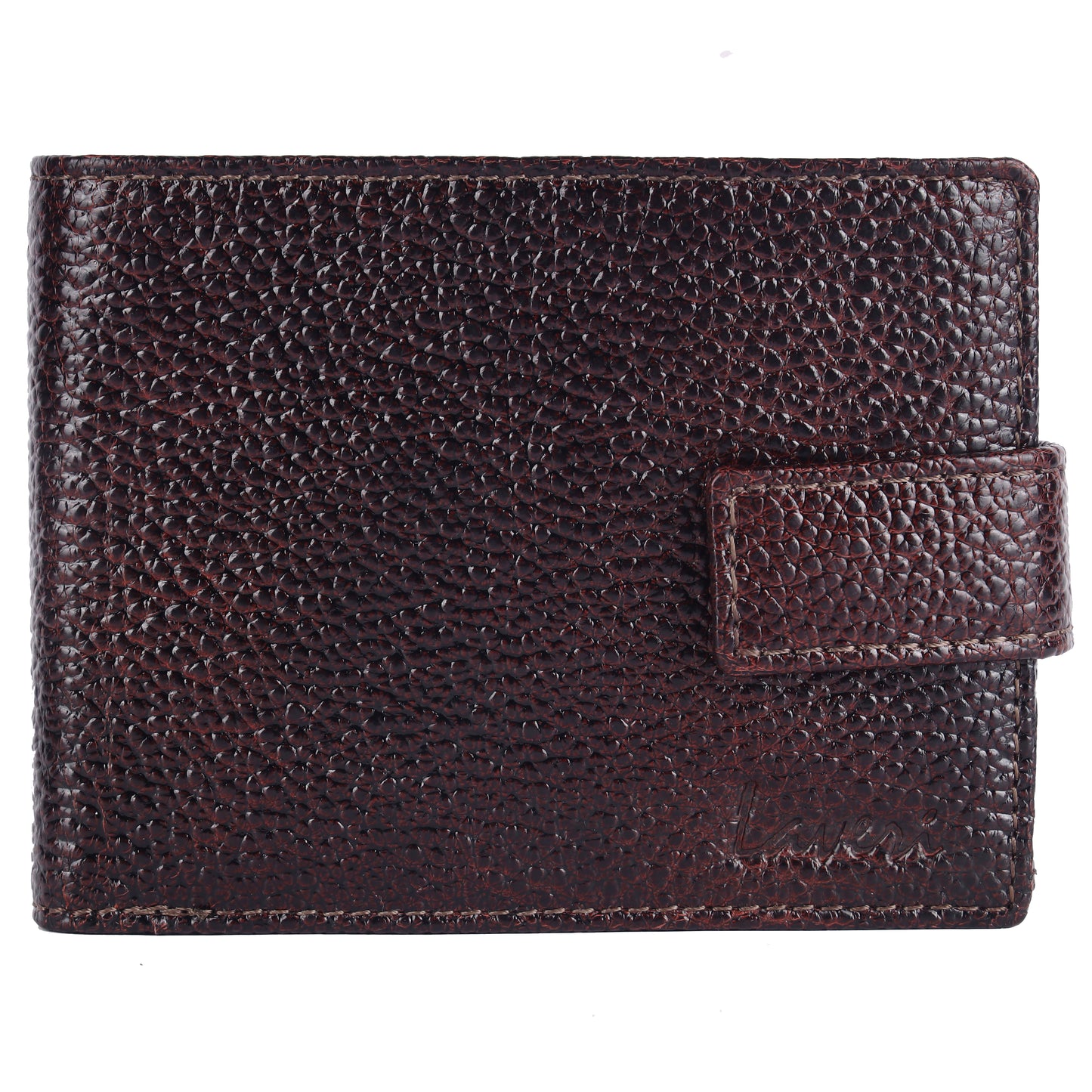 Pebble Texture 18 Card Billfold Wallet Loop #4094CC