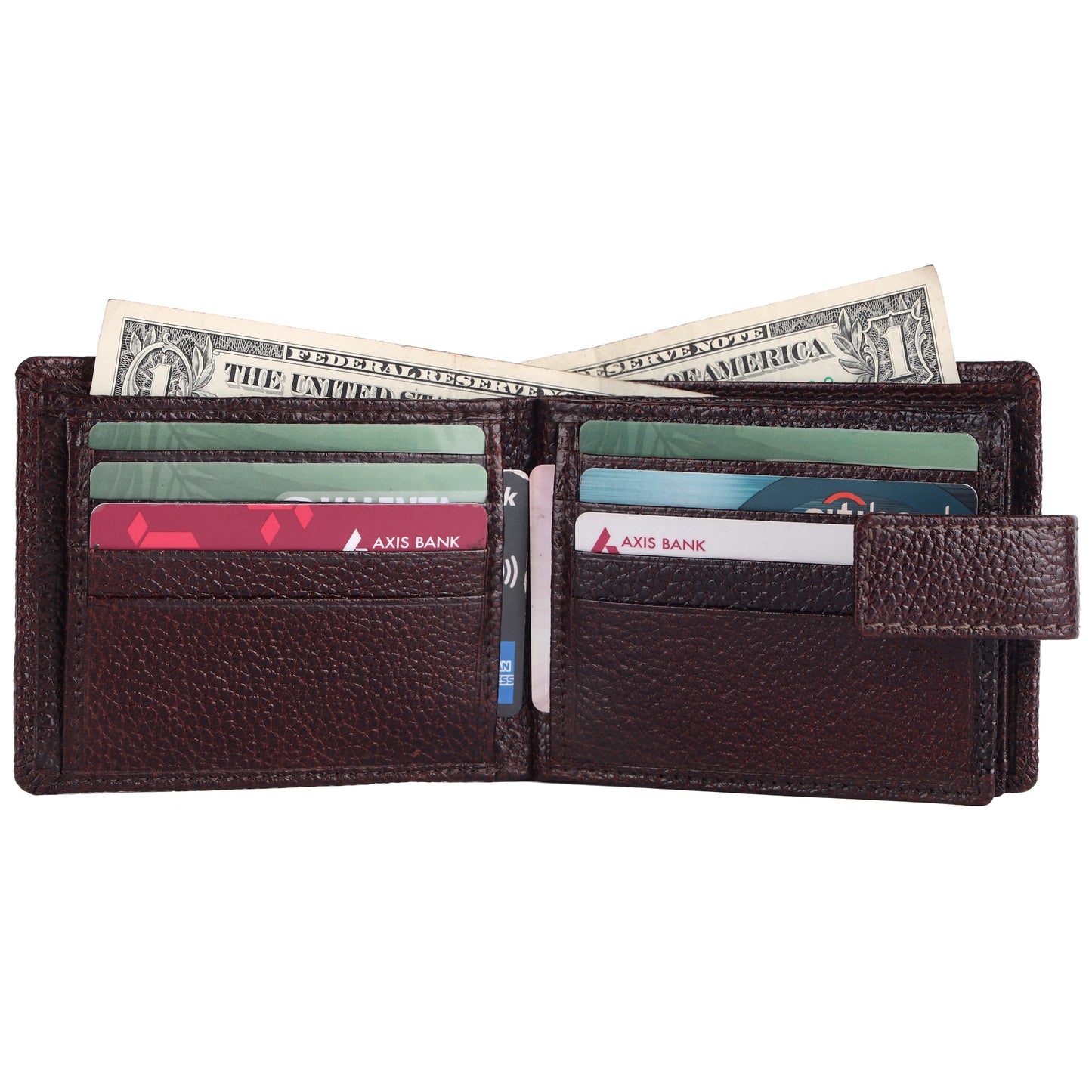 Pebble Texture 20 Card Billfold Wallet #983