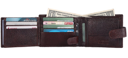 Pebble Texture 20 Card Billfold Wallet Loop #1013CC